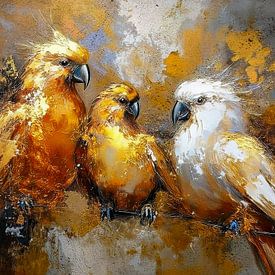 Birds in a golden cage von Marjolein Deelen