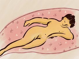 Gelassene Aktfigur von Little Dean