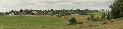 Panorama van de Schweiberg in Mechelen in Zuid-Limburg