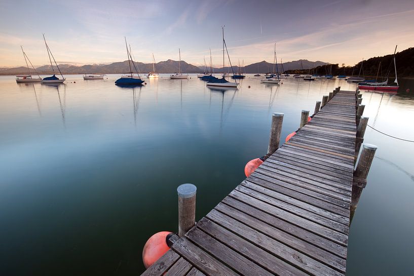 Jetty at the marina by Marko Sarcevic