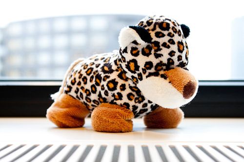 Schattige speelgoed tijger