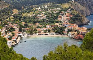 Het prachtige dorpje Assos op Kefalonia