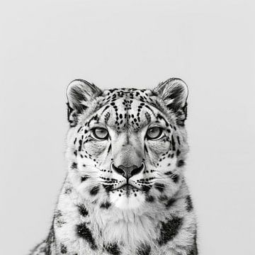 Sneeuwluipaard van Poster Art Shop