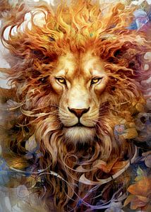Art animalier du lion #lion sur JBJart Justyna Jaszke