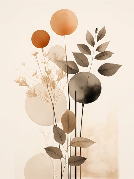 Abstract Botanical by Gypsy Galleria