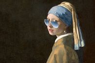 The girl with the blue sunglasses by Marieke de Koning thumbnail