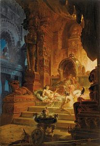 Alfred Choubrac - Scheherazade And The Sultan (1878)