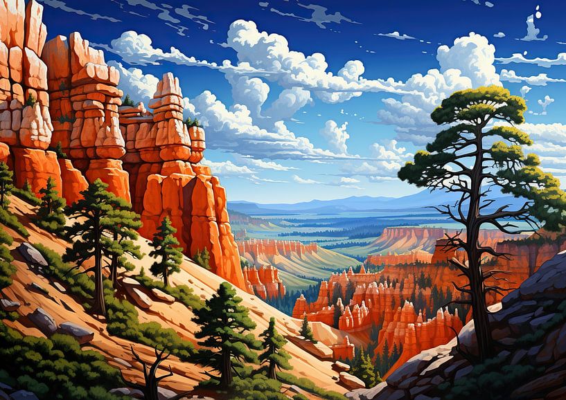 USA Nature by Abstract Painting