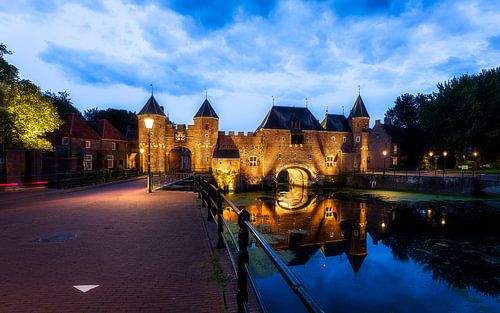 Koppelpoort - Amersfoort bij avond