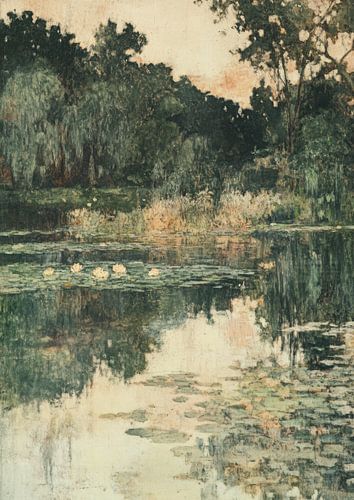 Vintage water lilies