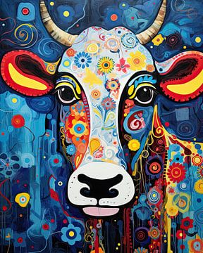 Cow abstract by Wall Wonder