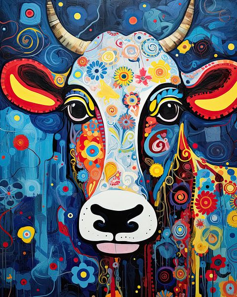 Cow abstract by Wall Wonder