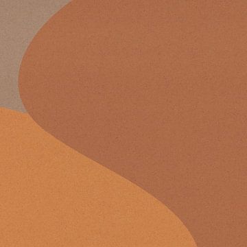 Abstracte organische en geometrische vormen nr. 10 van Dina Dankers