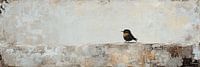Vogel | Abstrakte Malerei mit Vogel