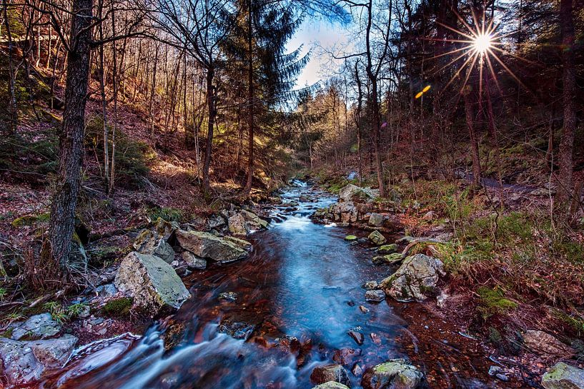 Mountain river La Hoëgne by Rob Boon