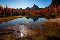 Lago Fedèra in herfstkleuren - Veneto - Italië van Felina Photography thumbnail