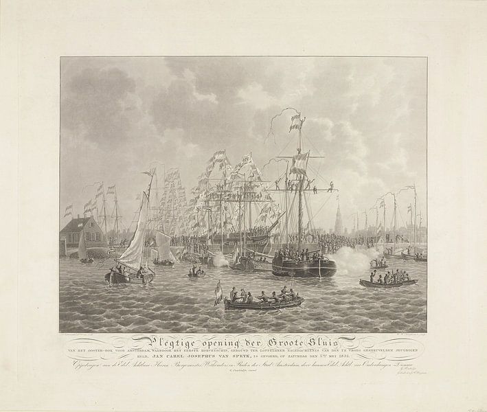 Amsterdam, opening of the big lock by Atelier Liesjes