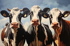 Cows Painting 67925 by ARTEO Paintings
