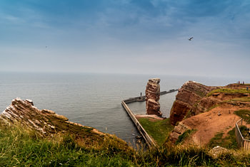Lange Anna auf Helgoland in der Nordsee