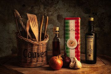 italian cuisine still life by Björn van den Berg