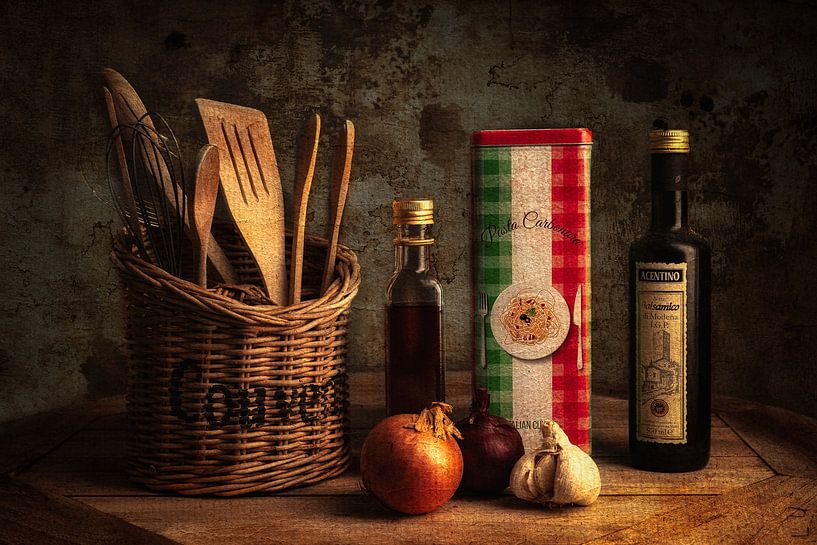 Nature morte de la cuisine italienne par Björn van den Berg