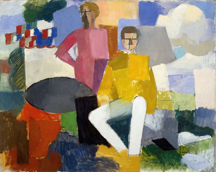 Roger de La Fresnaye - The fourteenth of July (1914) by Peter Balan