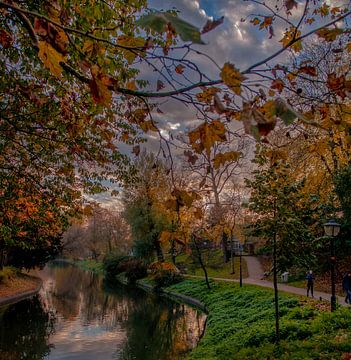 Maliesingel in herfstkleuren. van Robin Pics (verliefd op Utrecht)