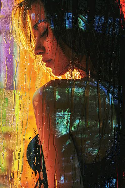 malerisches Frauenporträt von Egon Zitter