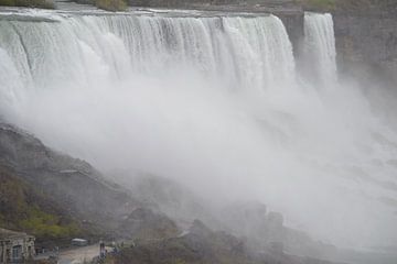 Zicht op de Niagara watervallen van Bernard van Zwol