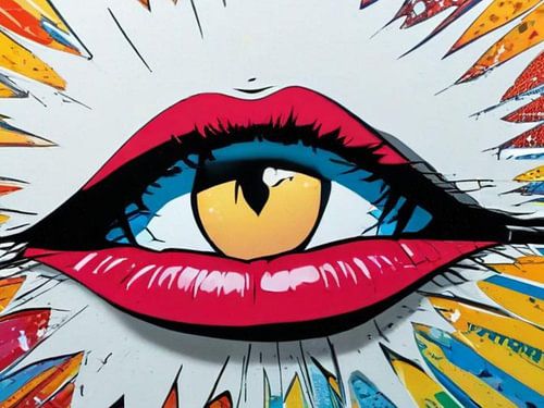 Een moment-Pop Art