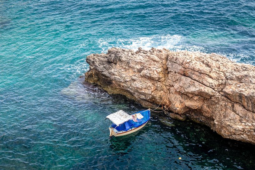Għar Lapsi Bucht mit dem Boot von Ralf Bankert