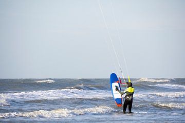 Kitesurfer von Liesbeth Vogelzang
