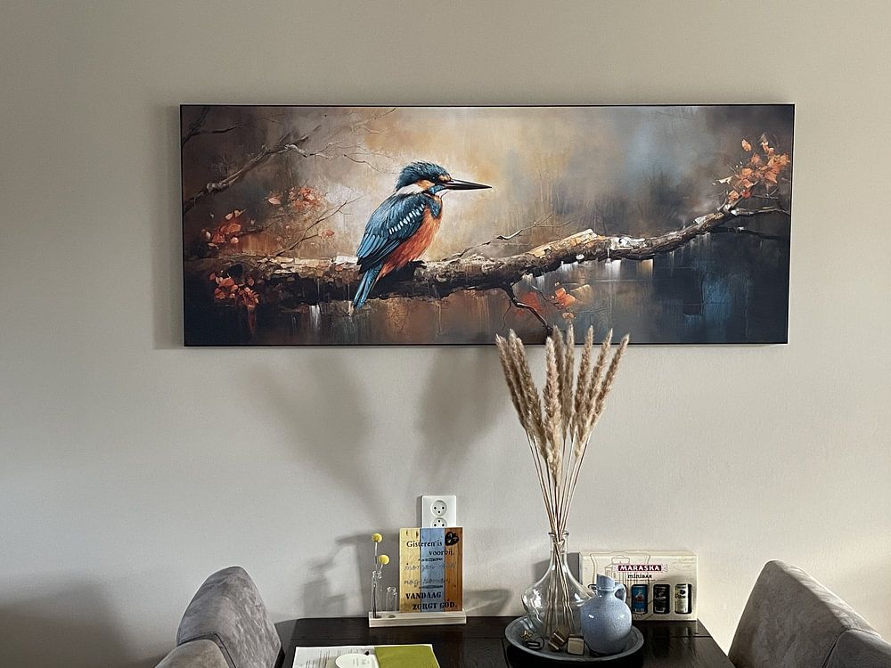 Vogels: IJsvogels  van Blikvanger Schilderijen 
