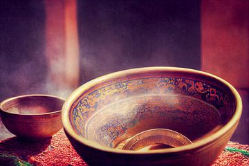 Tibetan singing bowl, I Art Illustration by Animaflora PicsStock