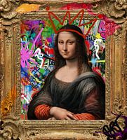 Graffiti Queen Mona Lisa