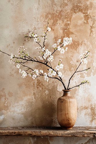 Japandi Bloesem & Terracotta Patina van Marijke Trienekens