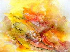 Intermediate stages Orange Yellow by Claudia Gründler