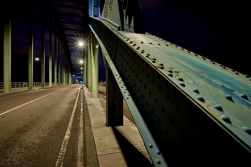 Stalen constructie oude Zwolse IJsselbrug van Jenco van Zalk