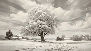 Winterlandschaft malen