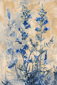 Blumen im Monet-Stil | Blumenfeld Impressionismus