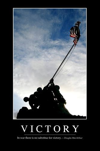 STK107221M-Victorie: Inspirerende en motiverende poster