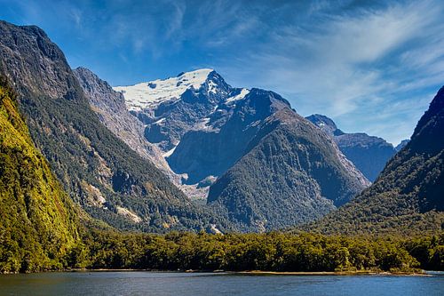 Cruise by Milford Sound, New Zealand by Rietje Bulthuis