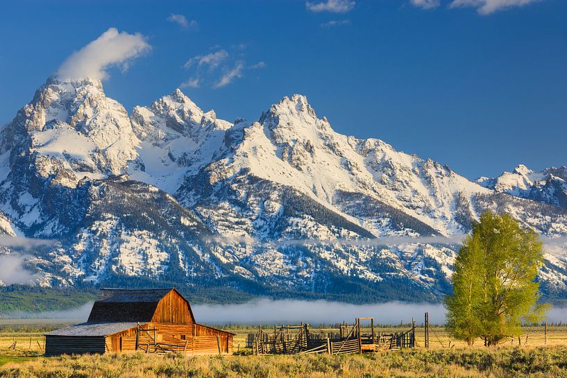 Mormon Row Barn, Grand Teton N.P, Wyoming. par Henk Meijer Photography