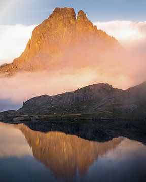 Pic du Midi, zonsondergang van Tijmen Wierenga