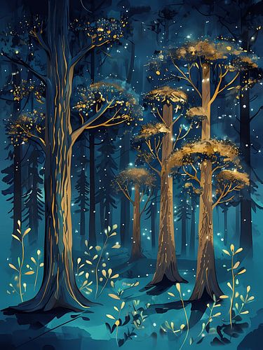 Fluisteringen van het betoverde bos