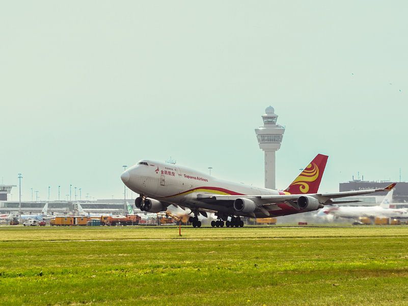 Suparna Airlines departs from Schiphol by Lars Dirkzwager