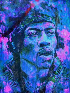 Jimi Hendrix Time Pop Art PUR sur Felix von Altersheim