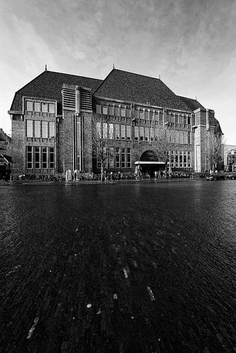 Het voormalige postkantoor op de Neude in Utrecht (januari 2016) staand