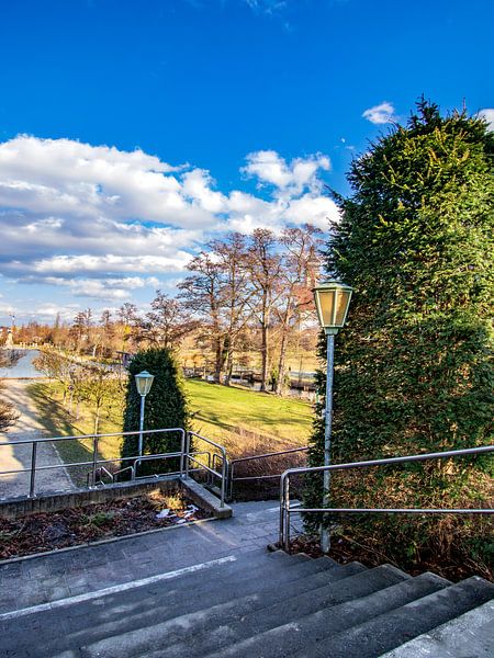 DE- BADEN-WÜRTTEMBERG : Stufen zum Groggensee Ehingen von Photoart-Naegele