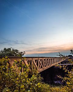 Moerputten Brug (Zijaanzicht) Zonsondergang 's-Hertogenbosch van Zwoele Plaatjes